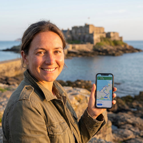 eSIM de Guernsey: internet de viaje que se activa con un código QR