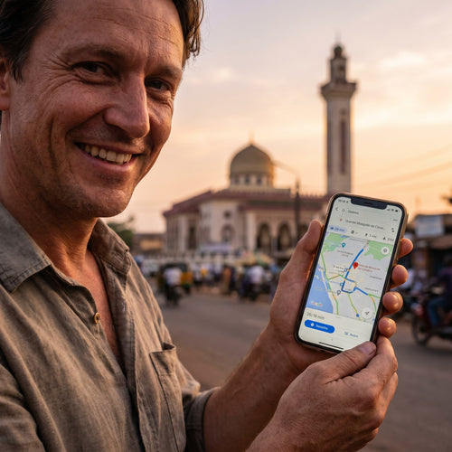 eSIM de Guinea: internet de viaje que se activa con un código QR