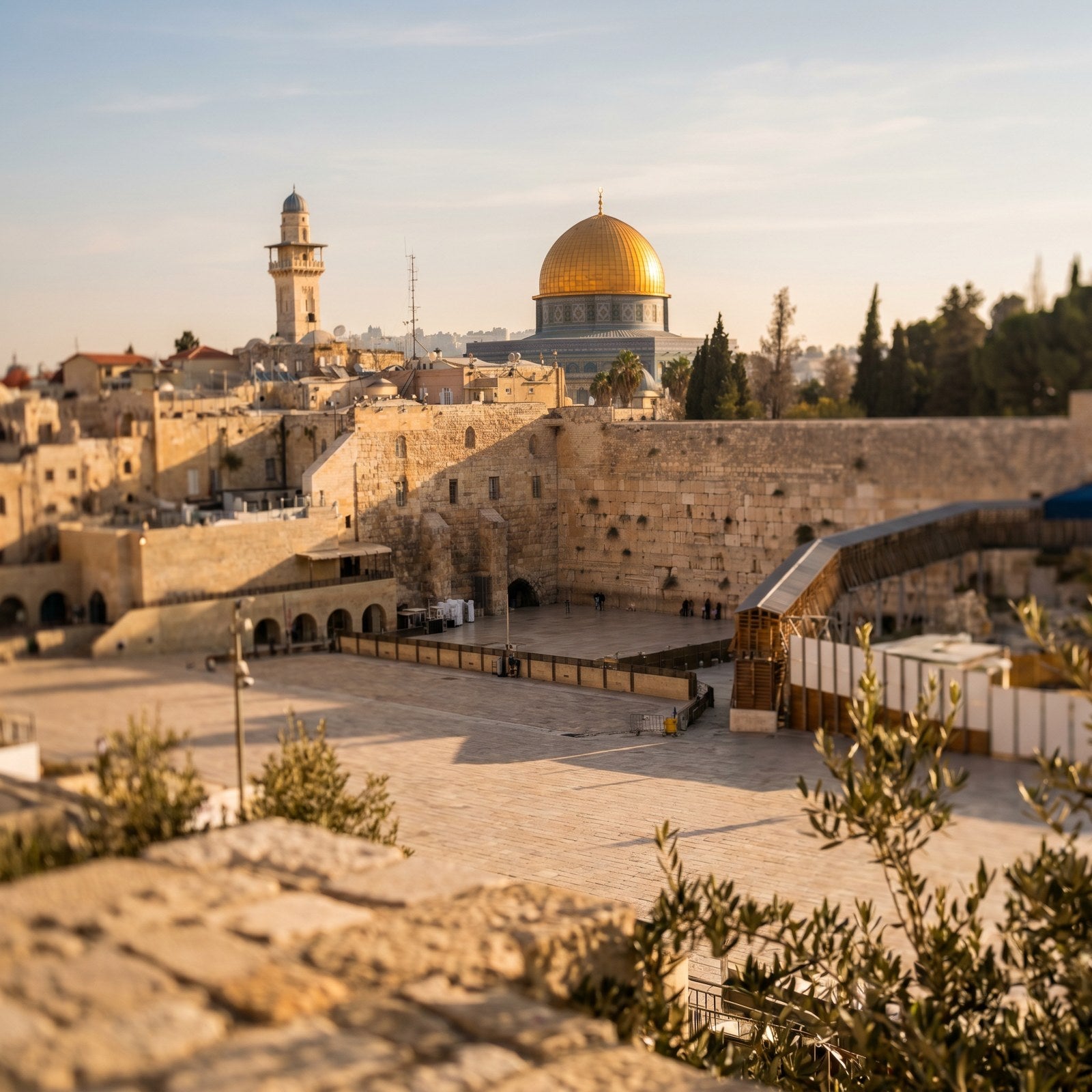 Atardecer en Israel, conectado con datos móviles sin roaming