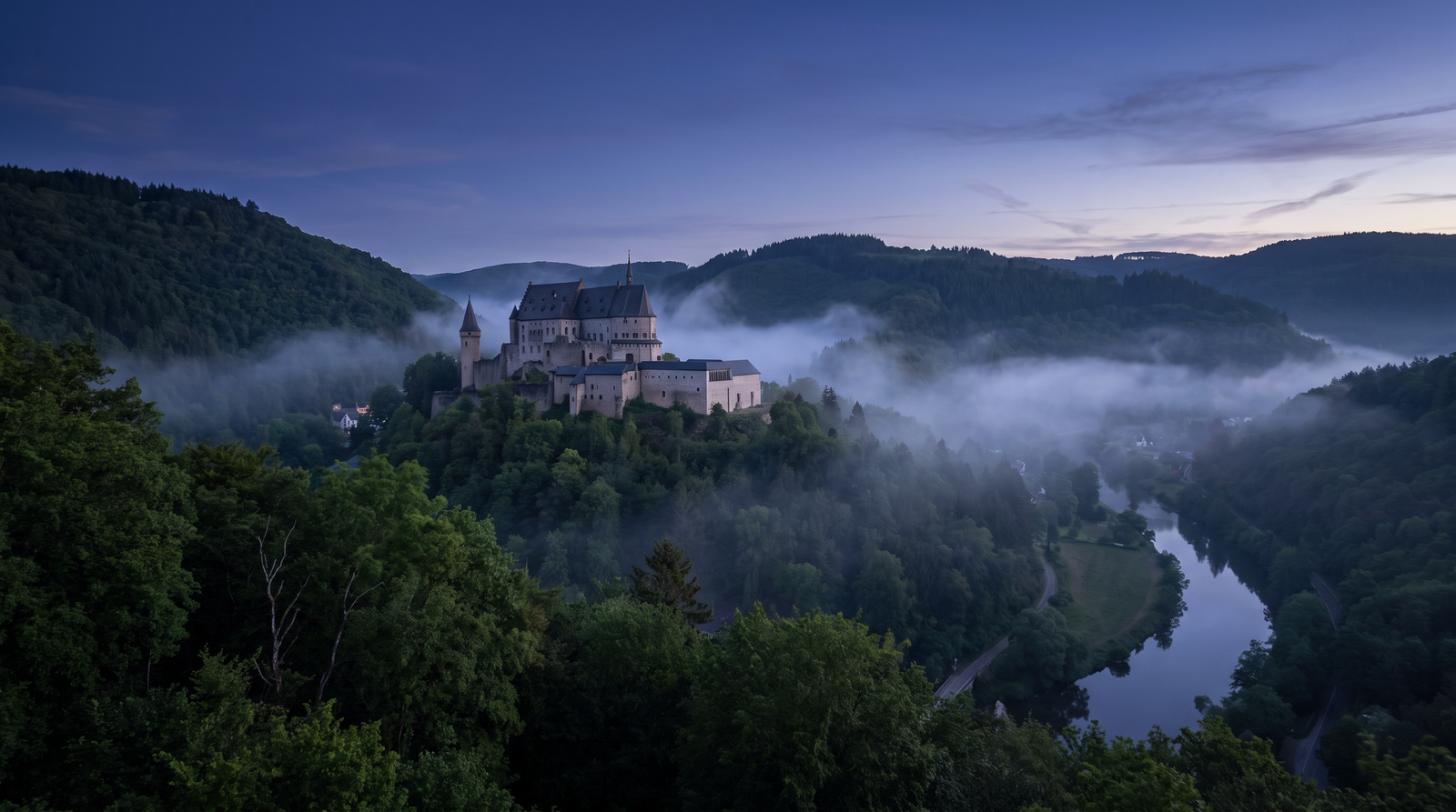 Atardecer en Luxemburgo, conectado con datos móviles sin roaming