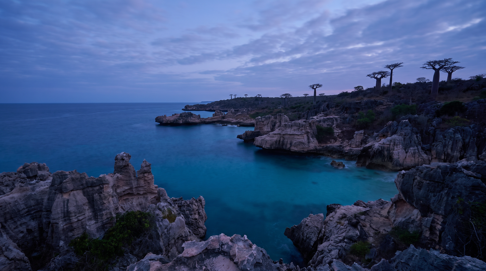 Atardecer en Madagascar, conectado con datos móviles sin roaming