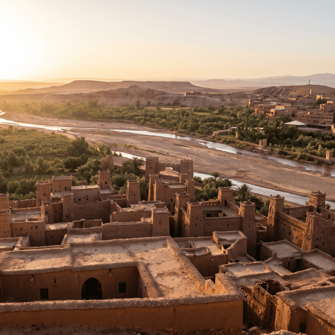 Paisaje de Marruecos con cobertura 4G/5G de la eSIM de PuraSIM