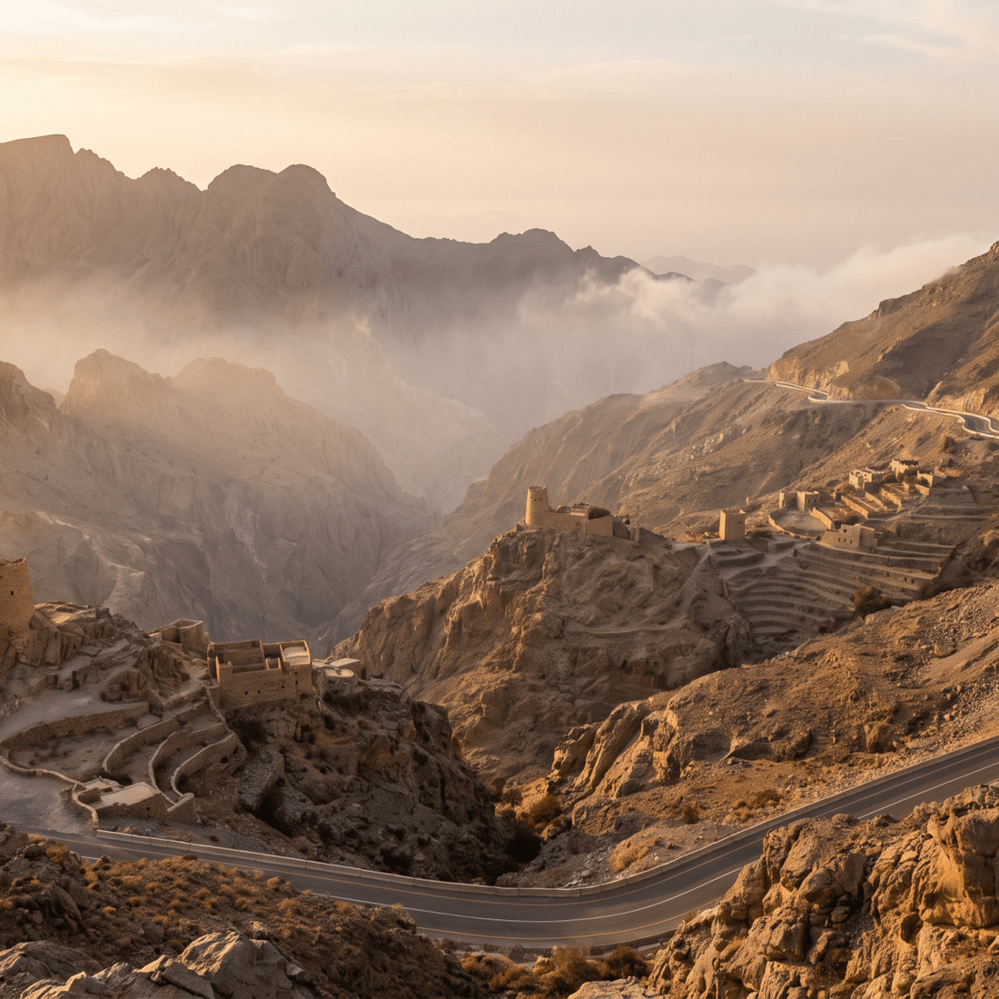 Paisaje de Países del Golfo GCC con cobertura 4G/5G de la eSIM de PuraSIM