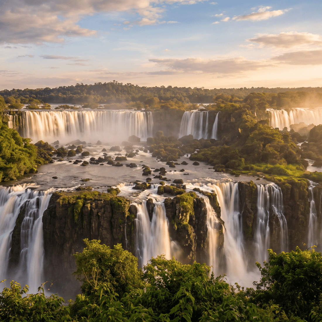 Paisaje de Paraguay con cobertura 4G/5G de la eSIM de PuraSIM