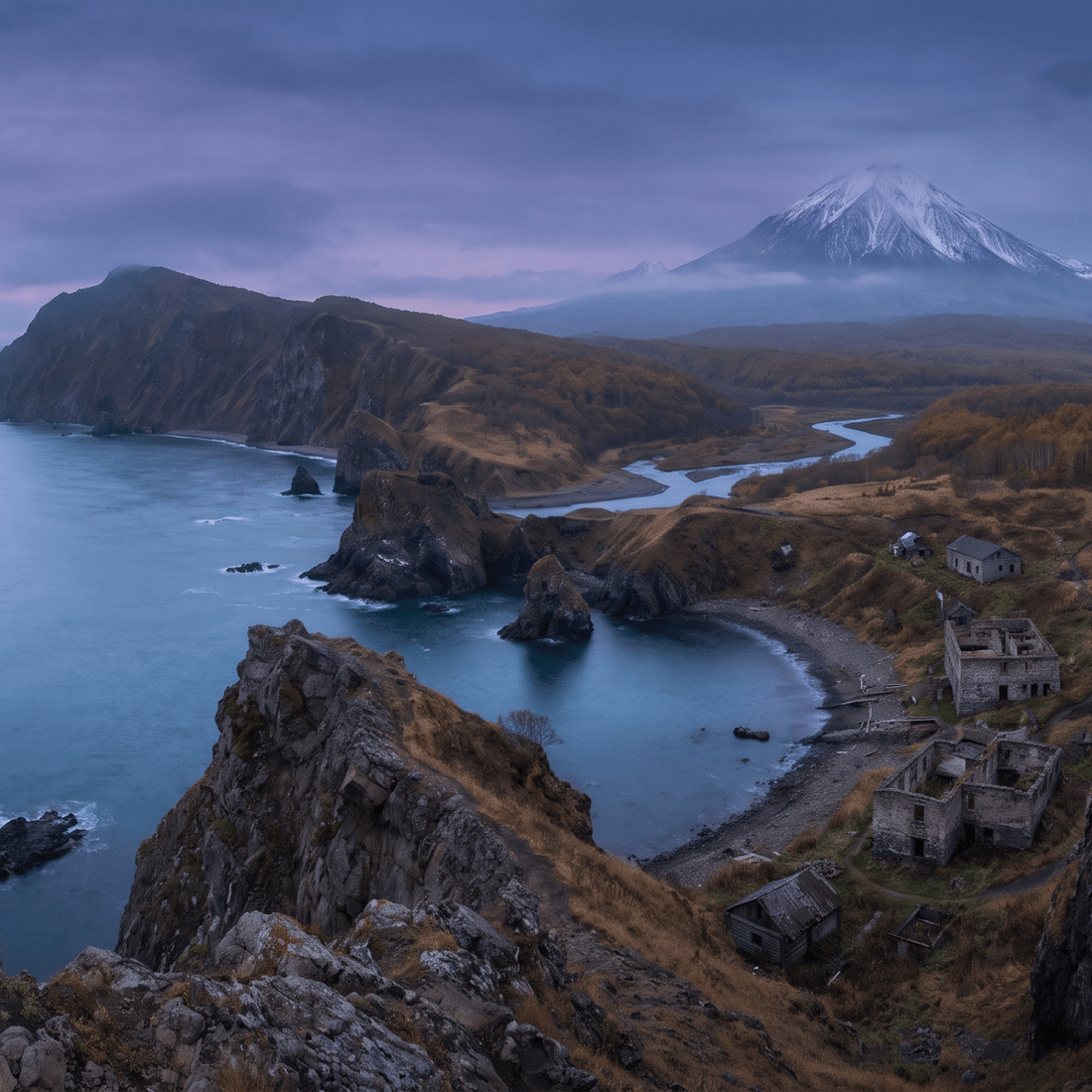 Atardecer en Rusia, conectado con datos móviles sin roaming