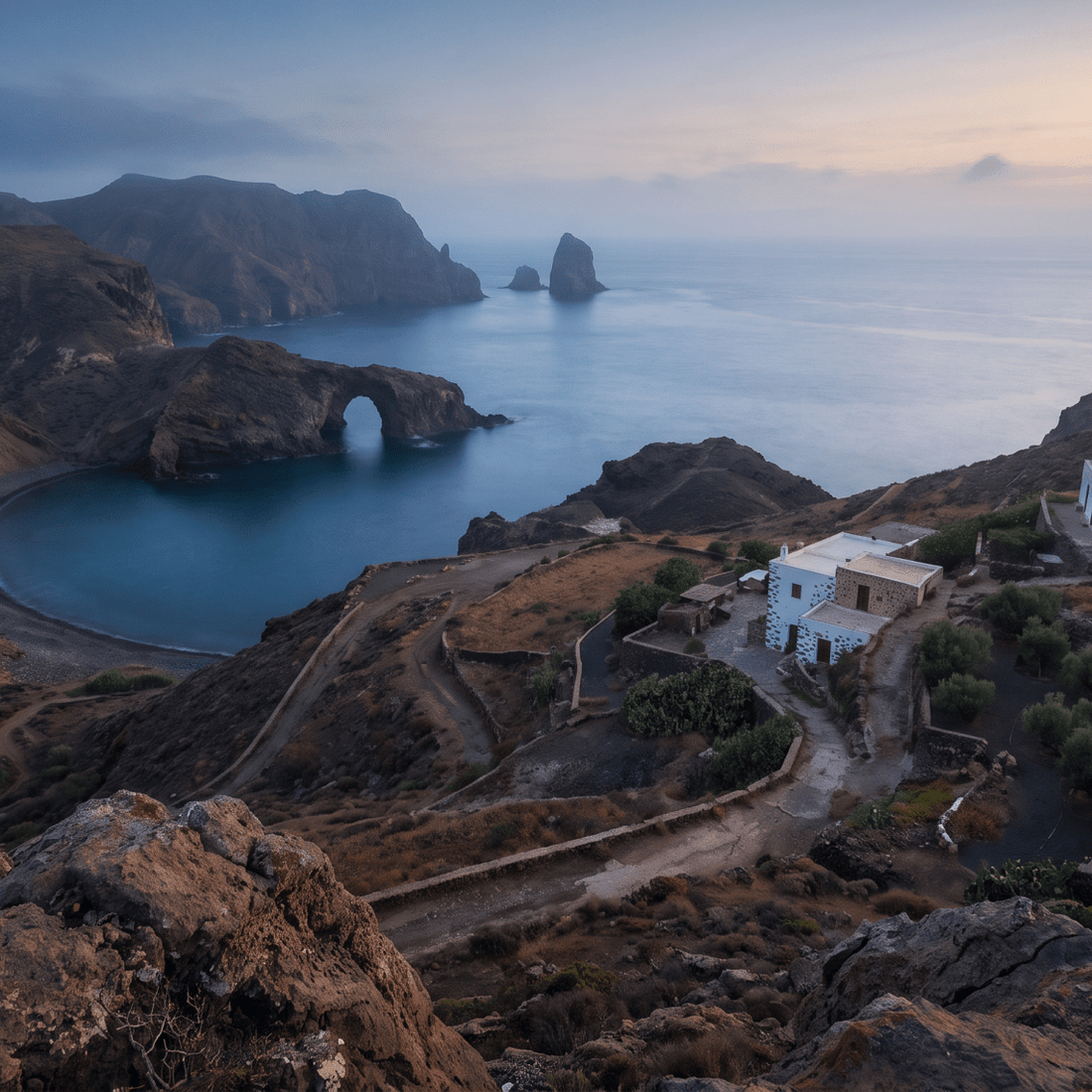 Atardecer en San Bartolomé, conectado con datos móviles sin roaming
