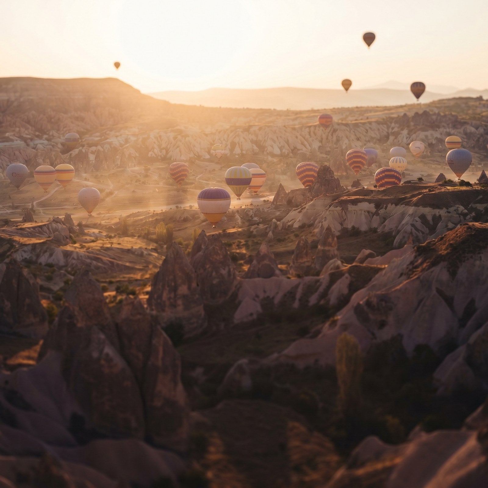 Atardecer en Turquía, conectado con datos móviles sin roaming