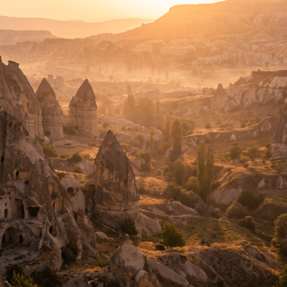 Paisaje de Turquía con cobertura 4G/5G de la eSIM de PuraSIM