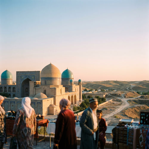 Vista de Uzbekistán para viajeros con eSIM de datos