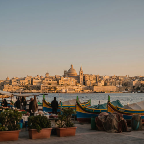 Vista de Malta para viajeros con eSIM de datos