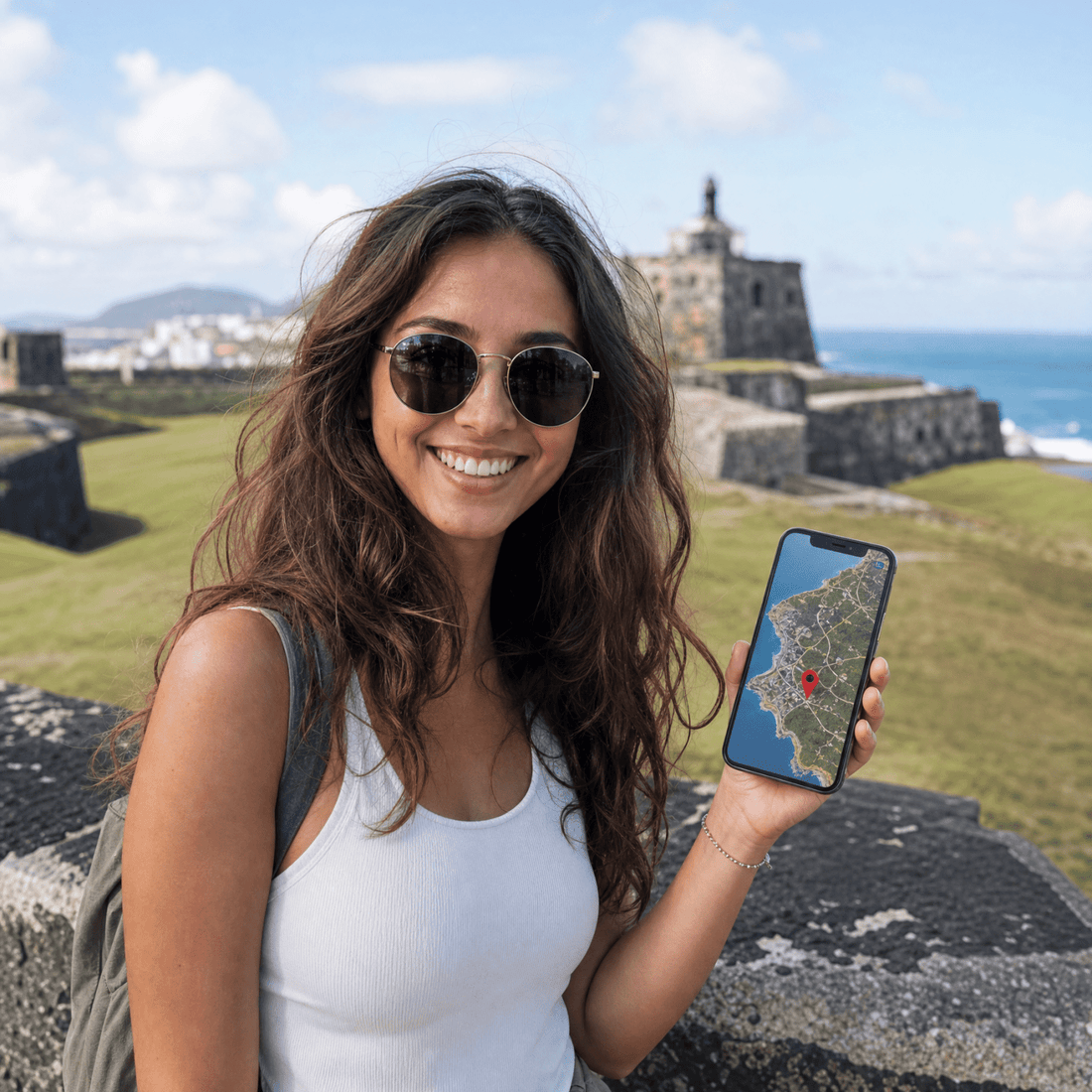Vista de San Cristóbal y Nieves para viajeros con eSIM de datos