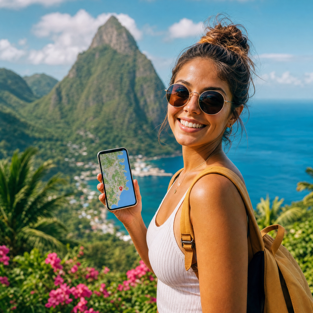 eSIM de Santa Lucía: datos móviles de viaje sin roaming