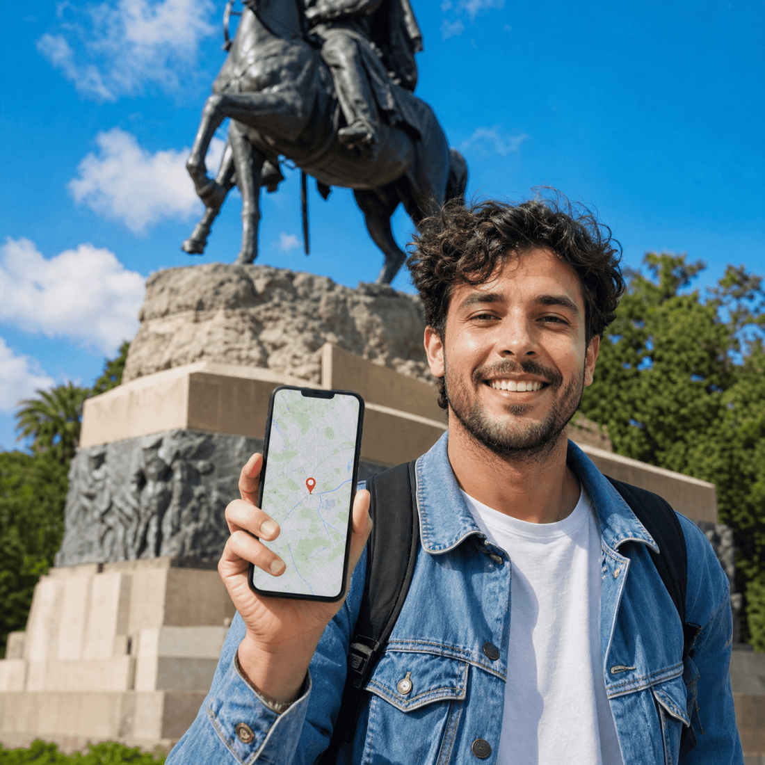 Vista de San Martín para viajeros con eSIM de datos
