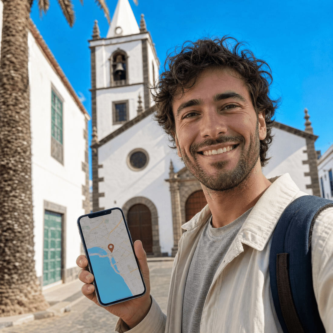 Vista de San Bartolomé para viajeros con eSIM de datos